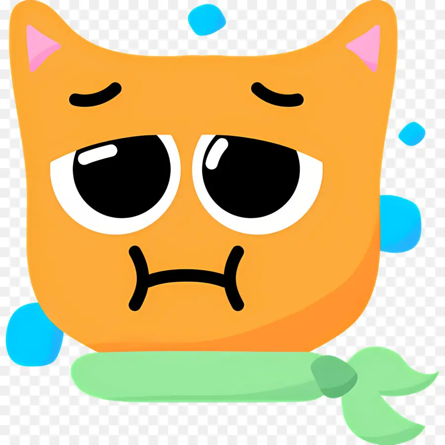 Emojis De Gato，Gato Triste PNG