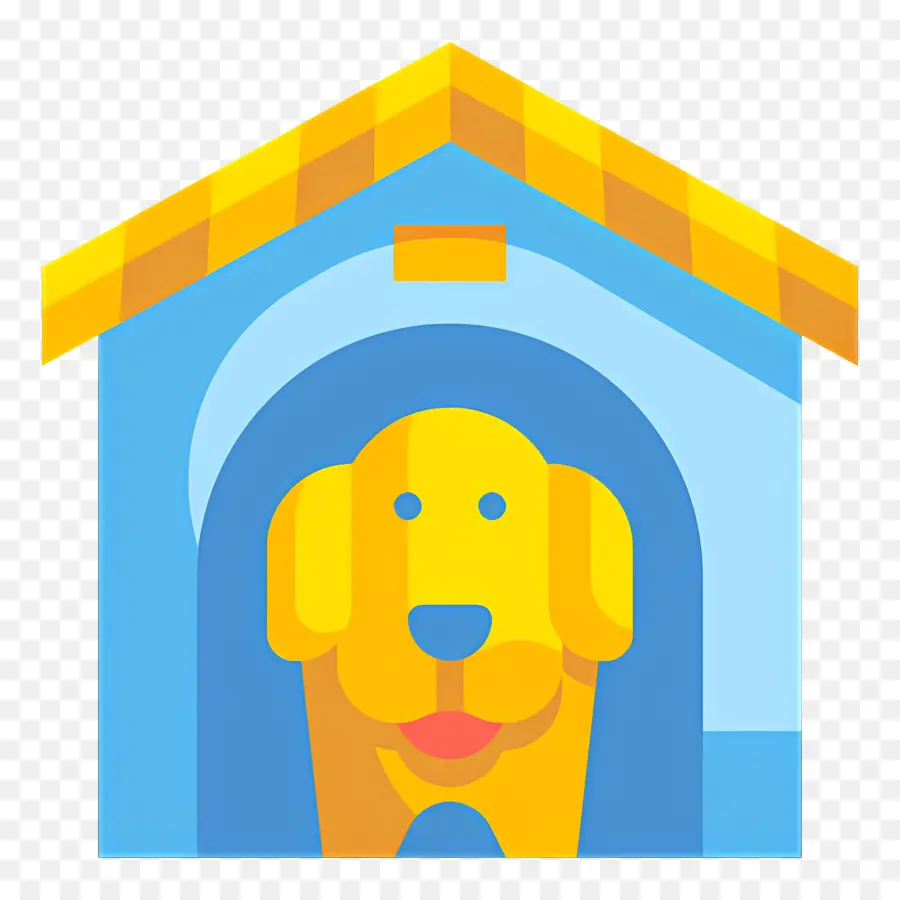 Emoji De Perro，Perro Amarillo En Casa PNG