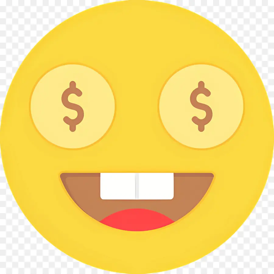 Dinero Emoji，Emoji De Ojos De Dinero PNG