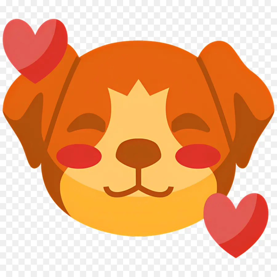 Emoji De Perro，Perro Sonrojado PNG