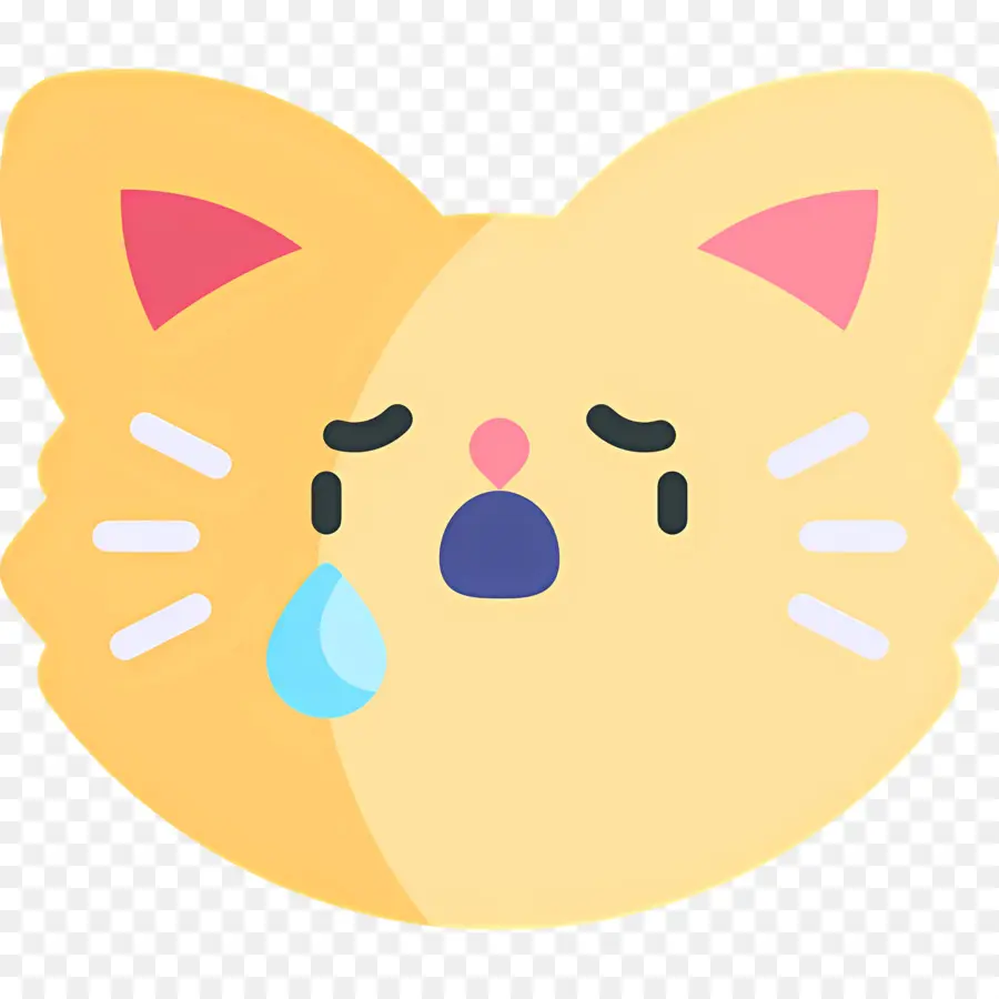 Emojis De Gato，Gato Llorando PNG