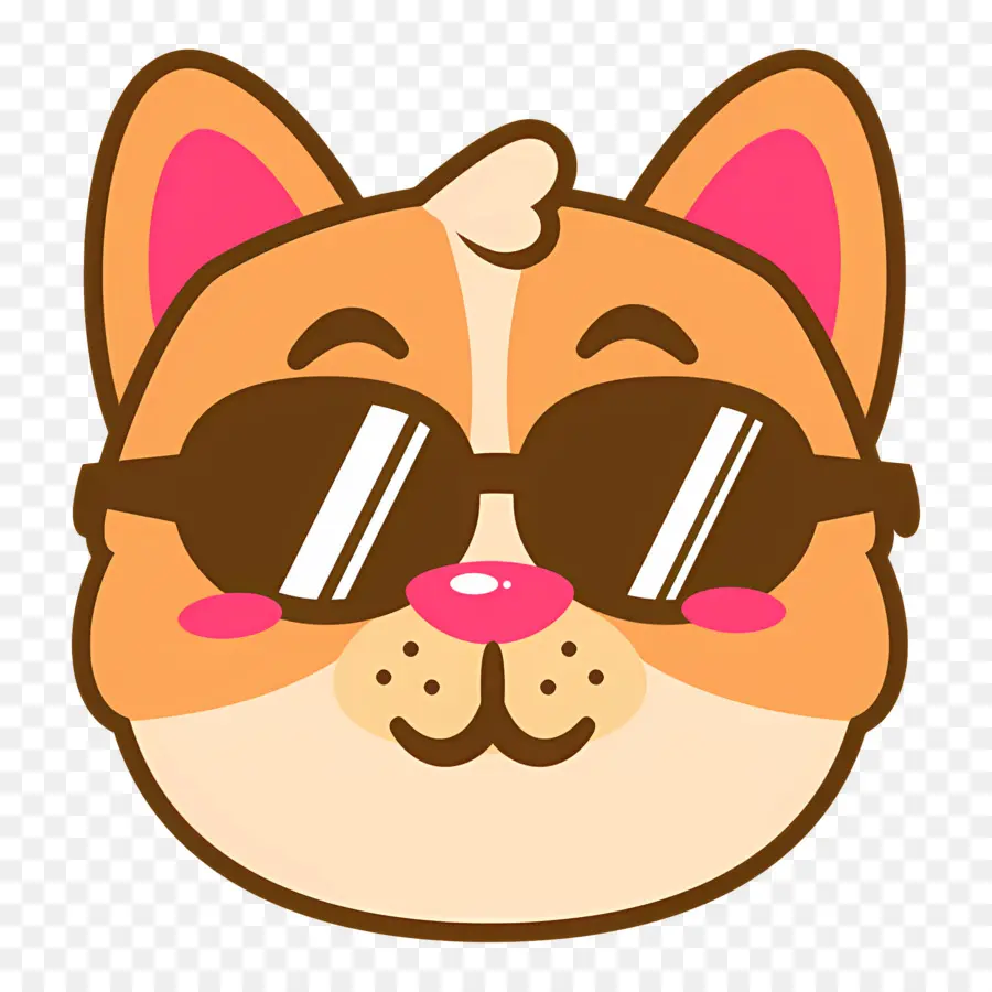 Emoji De Gato，Perro Genial PNG