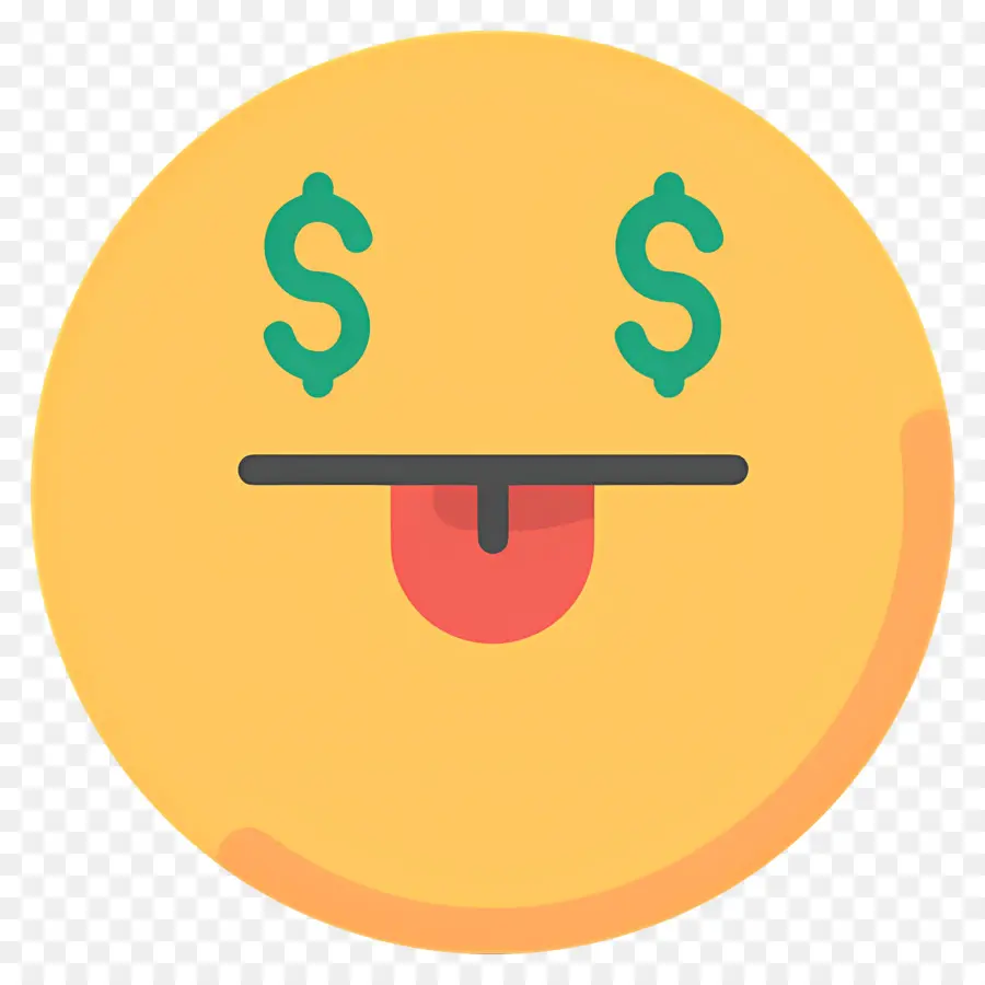 Dinero Emoji，Emoji De Ojos De Dinero PNG