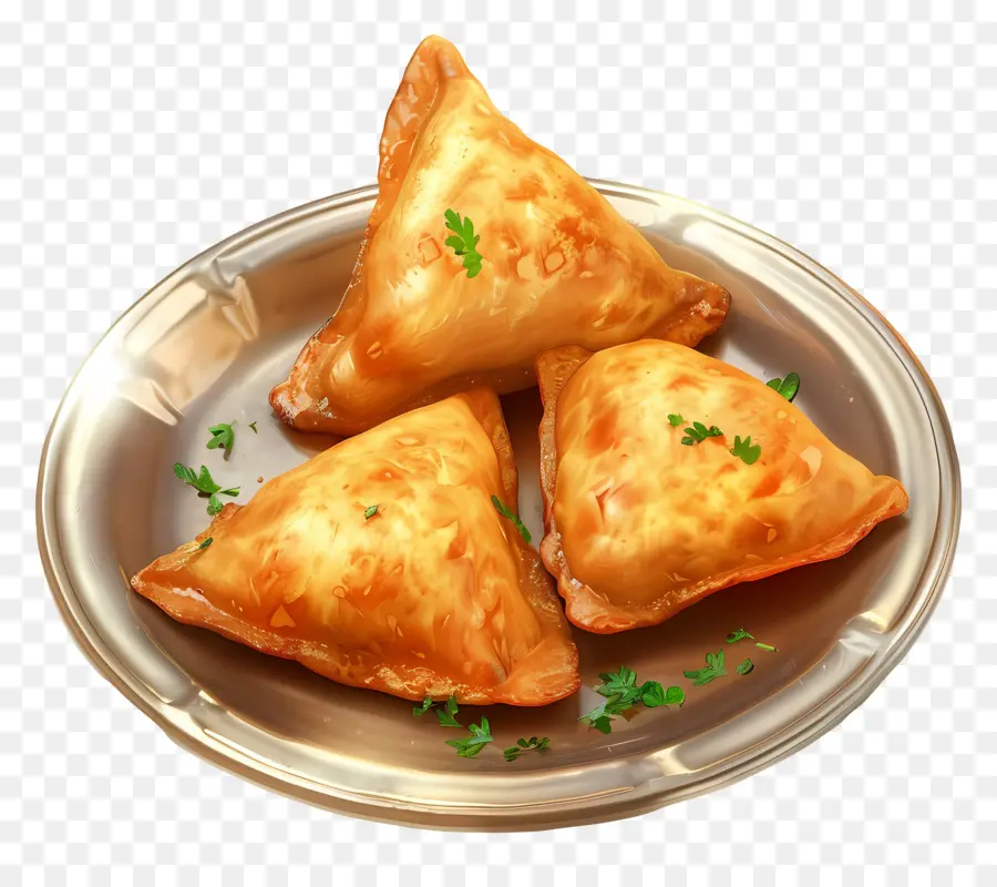 Pan Pakora，Samosas PNG