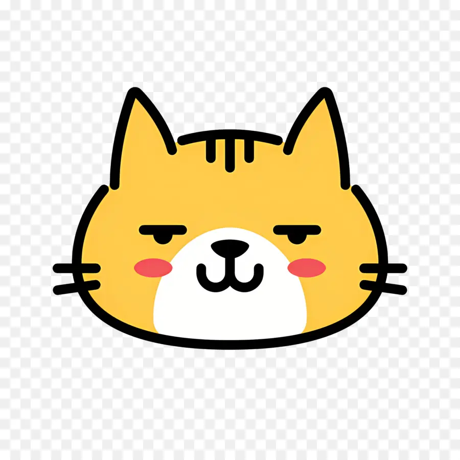 Emojis De Gato，Gato Besando PNG