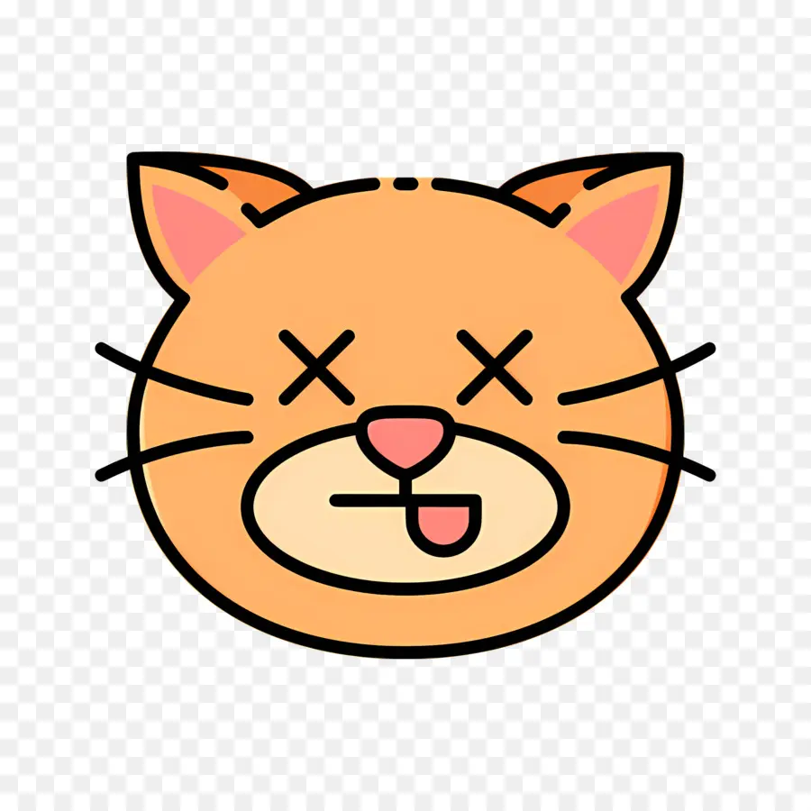 Emoji De Gato，Gato Genial PNG