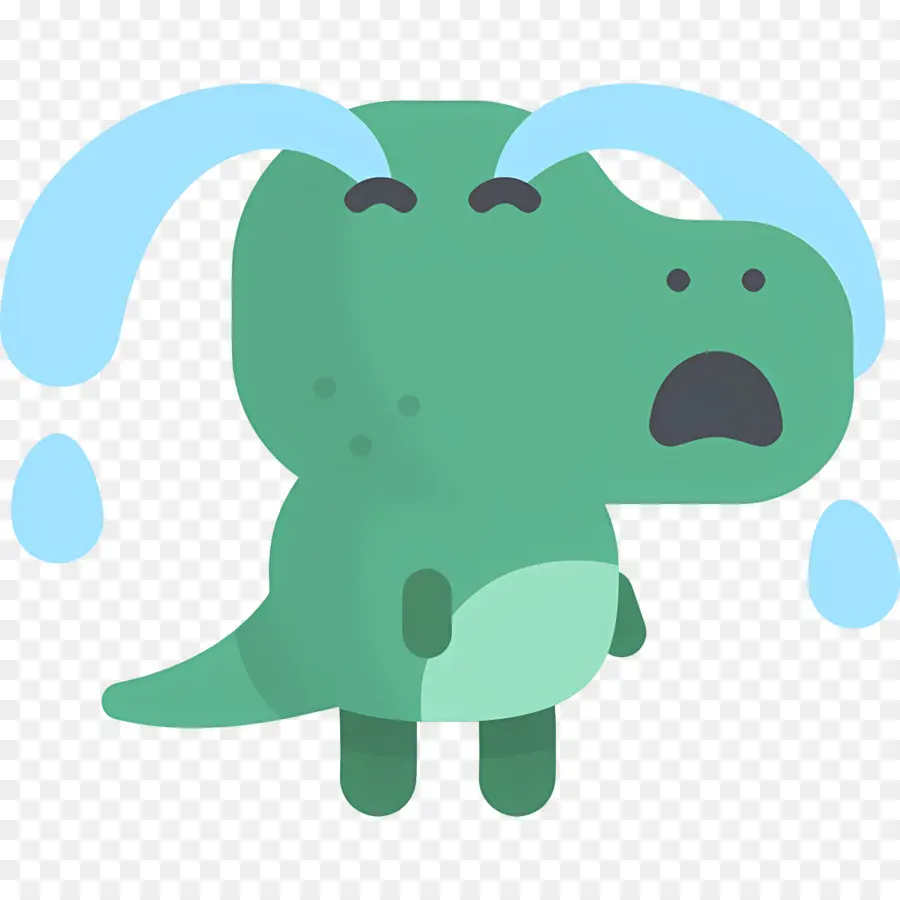 Emojis Llorando，Dinosaurio Llorando PNG