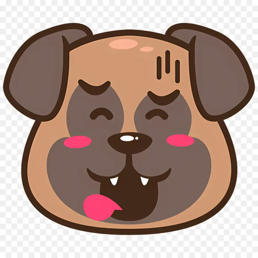 Emoji De Perro，Cara De Perro PNG