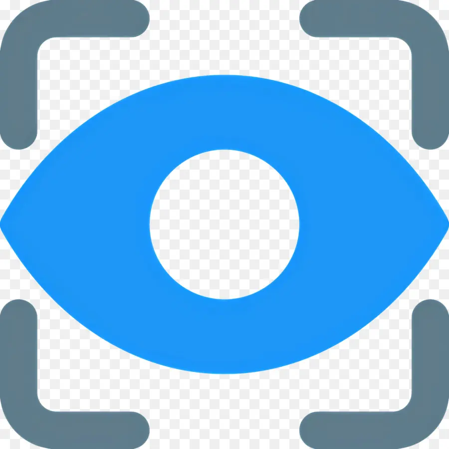 Escáner Ocular，Ojo Azul PNG