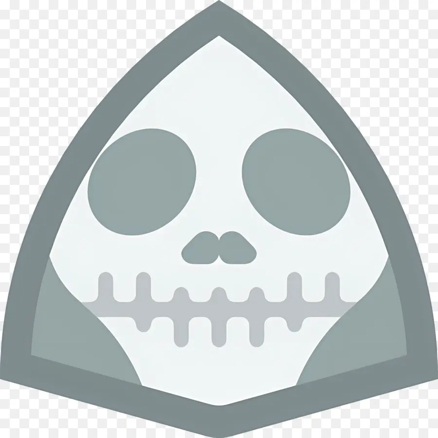 Emoji Calavera，Emblema Del Cráneo PNG