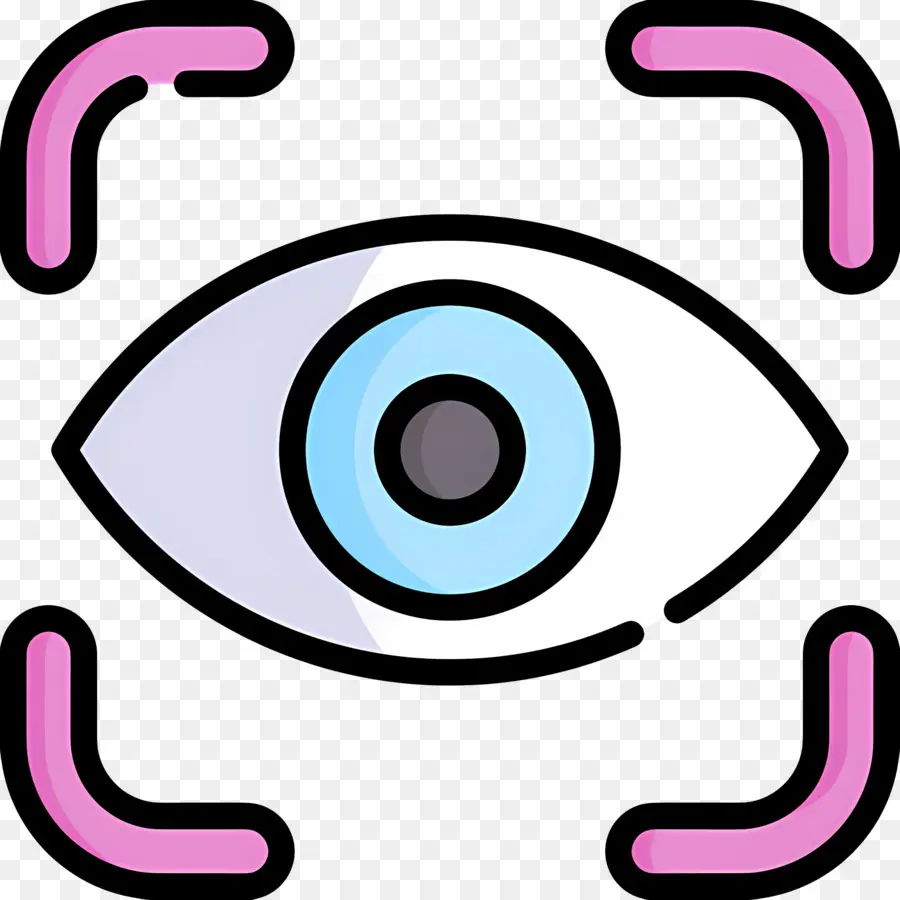 Escáner Ocular，Ojo Con Objetivo PNG