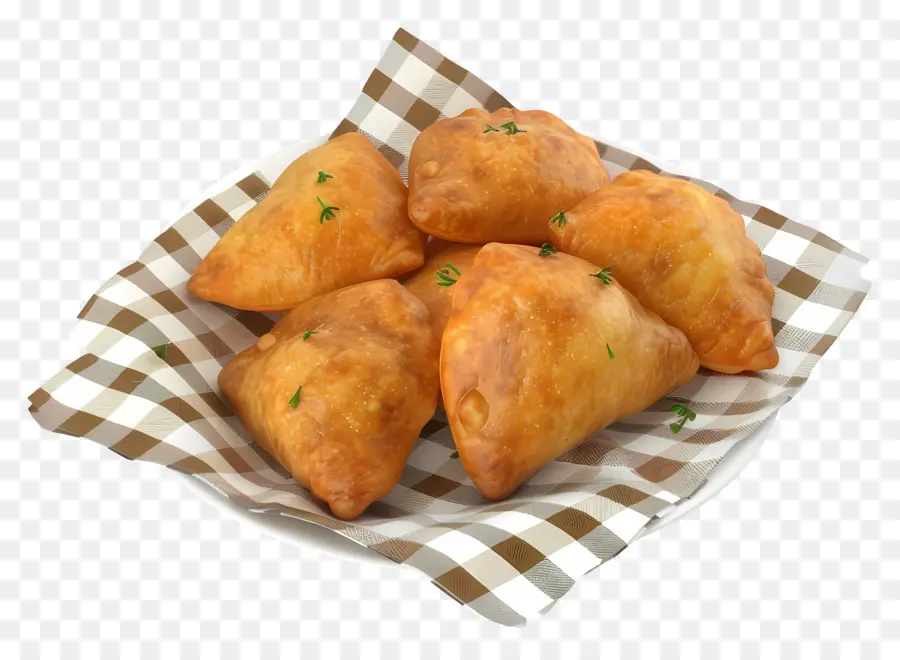 Pan Pakora，Samosas PNG