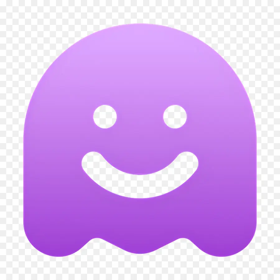 Emoji Fantasma，Fantasma Sonriente PNG