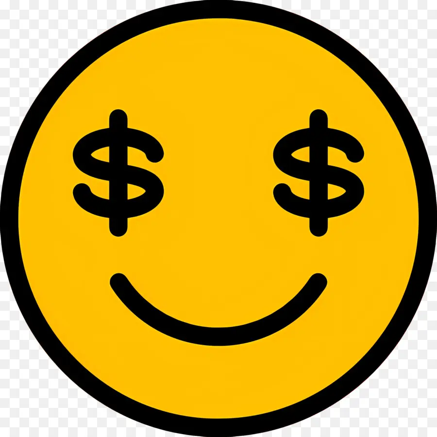 Dinero Emoji，Emoji De Ojos De Dinero PNG