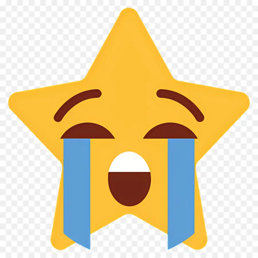 Emojis Llorando，Estrella Llorando PNG