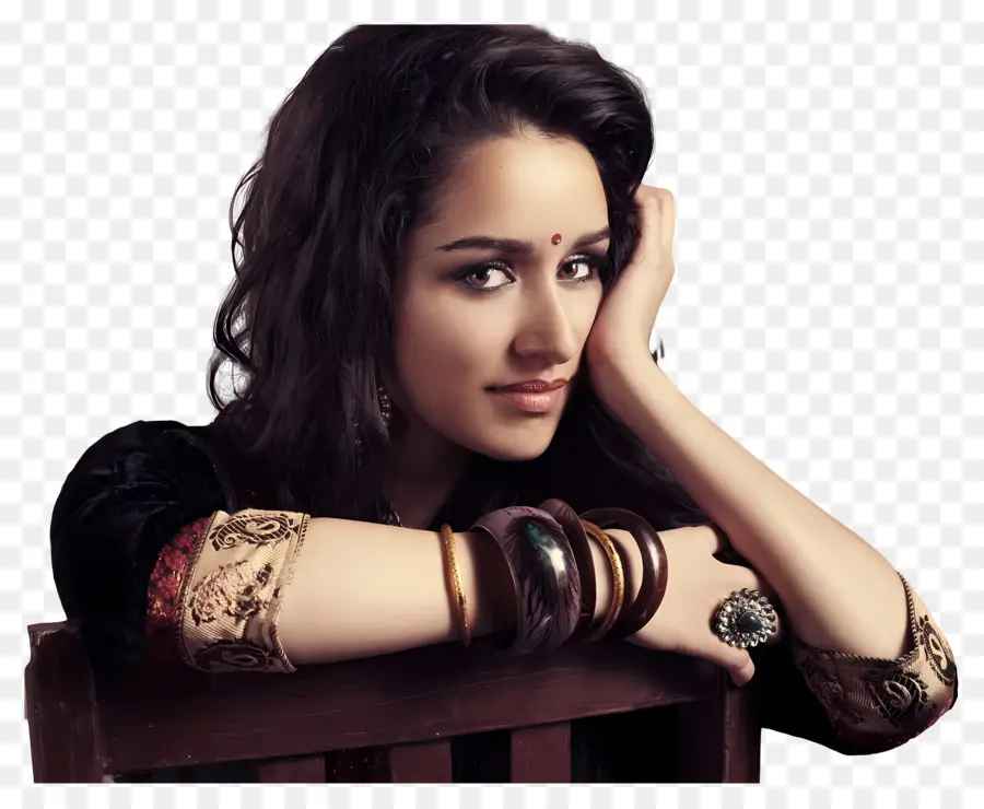 Shraddha Kapoor，Mujer Con Brazaletes PNG