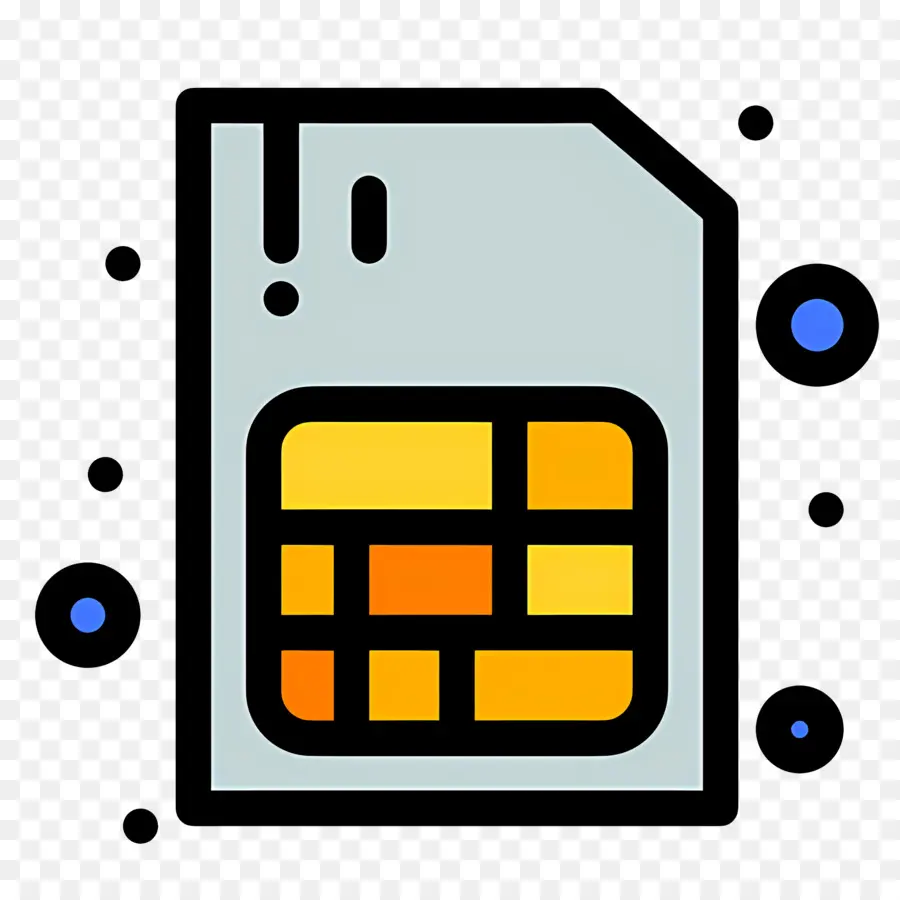 Memoria Del Teléfono，Tarjeta Sim PNG