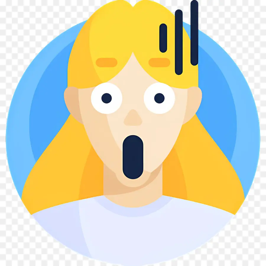 Emoji Sorprendido，Cara Sorprendida PNG