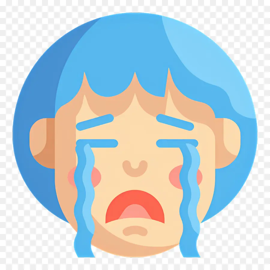 Emojis Llorando，Cara Llorando PNG