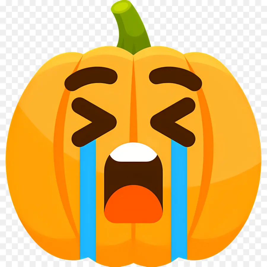 Emojis Llorando，Calabaza Llorando PNG