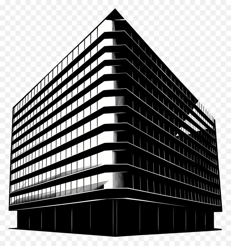 Silueta De Edificio Alto，Edificio PNG