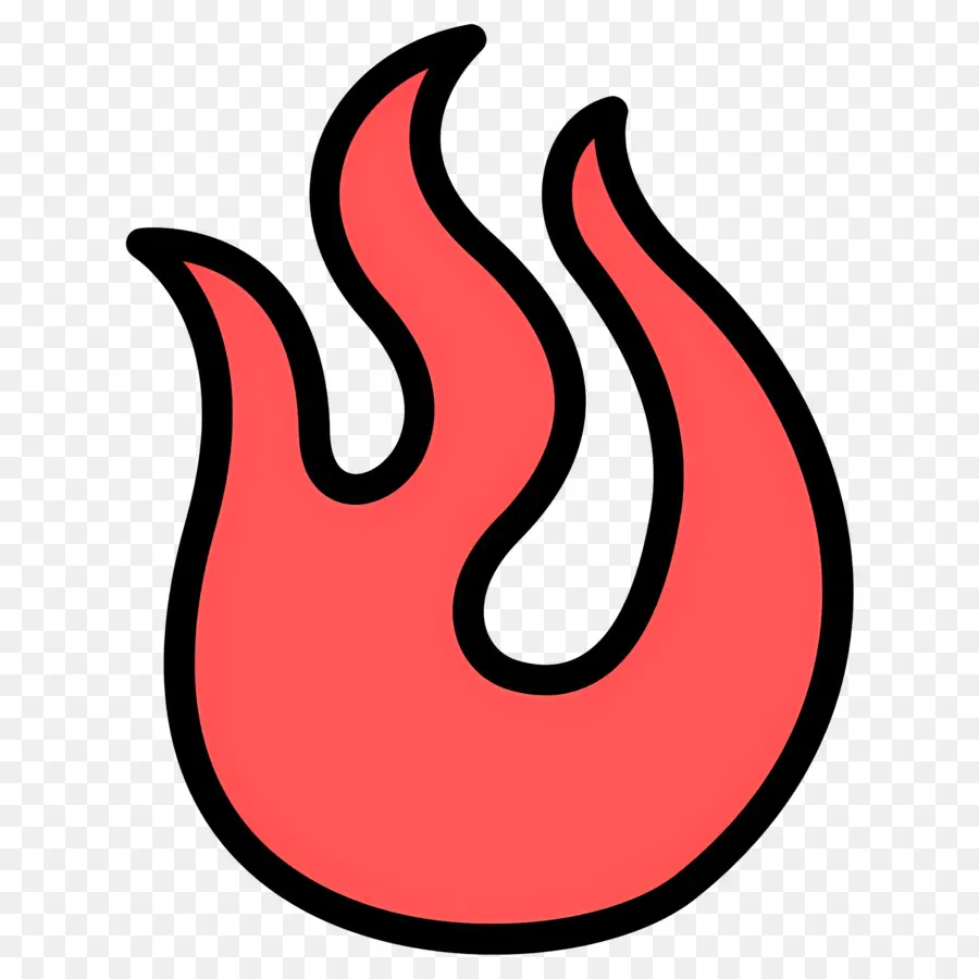 Emoji De Fuego，Llama Roja PNG