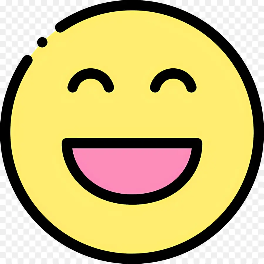 Risa Emoji，Emoji Sonriente PNG