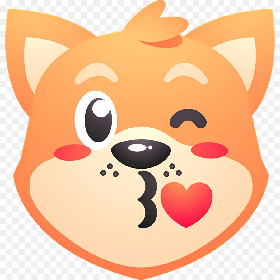 Emoji De Perro，Perro Riendo PNG