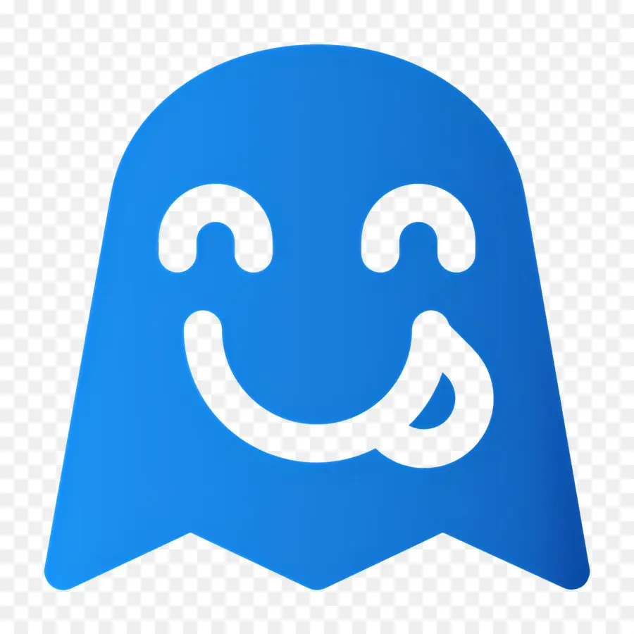 Emoji Fantasma，Fantasma Feliz PNG