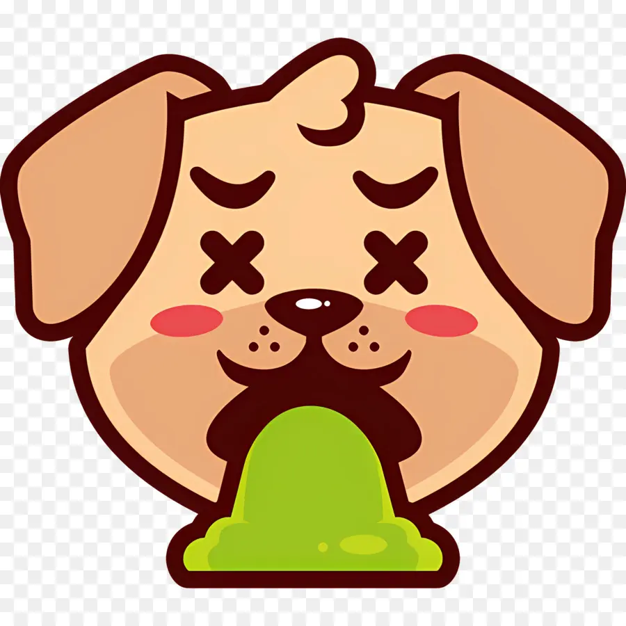 Emoji De Perro，Perro Enfermo PNG