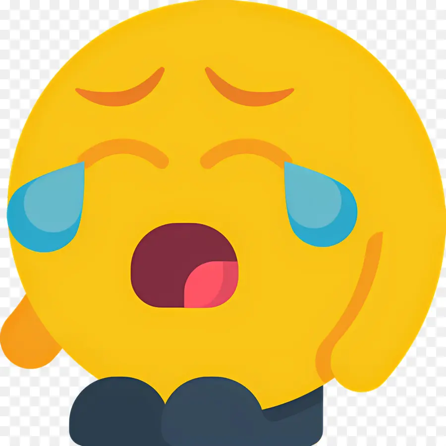 Emojis Llorando，Cara Triste PNG