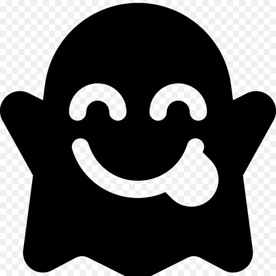 Emoji Fantasma，Fantasma Sonriente PNG