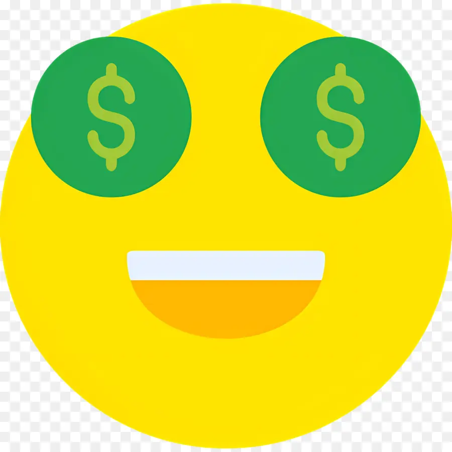 Dinero Emoji，Emoji De Ojos De Dinero PNG