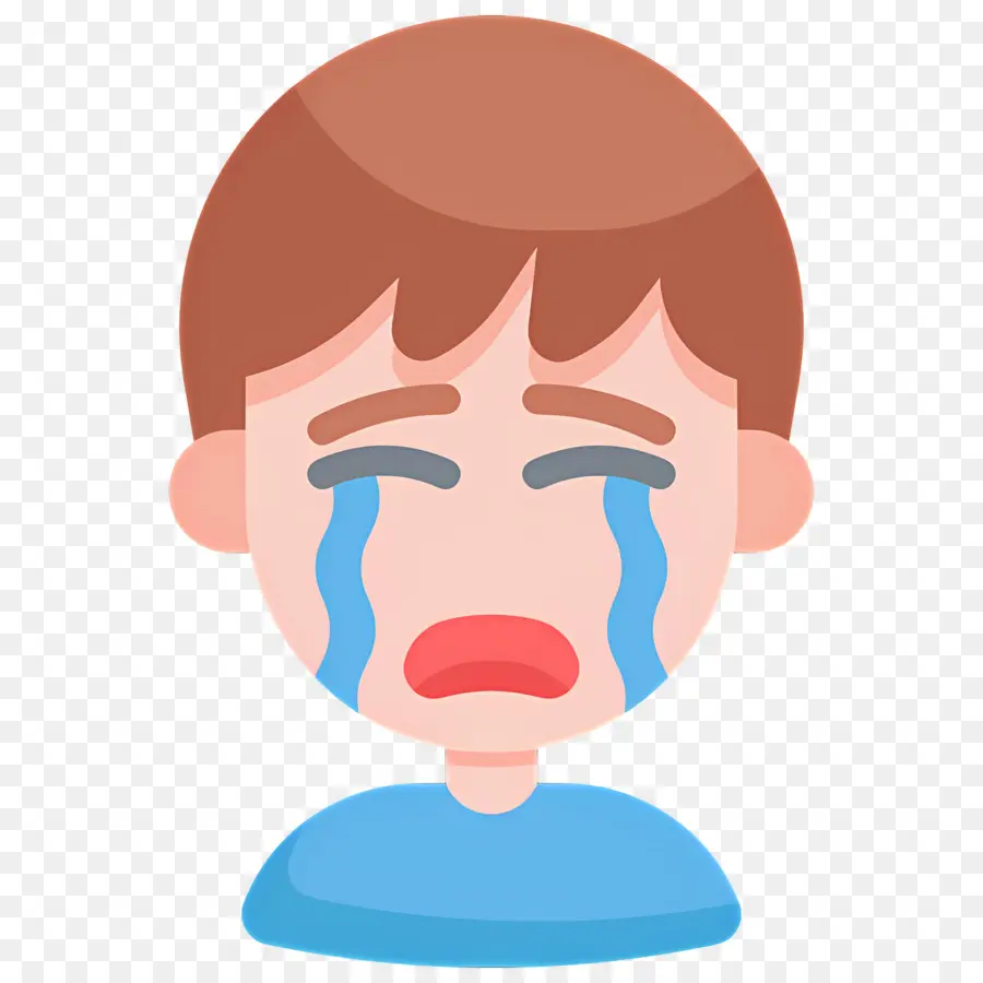 Emojis Llorando，Persona Llorando PNG