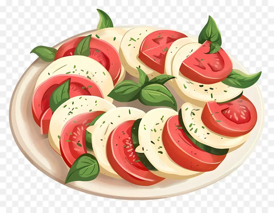 Ensalada Caprese，Lámina PNG