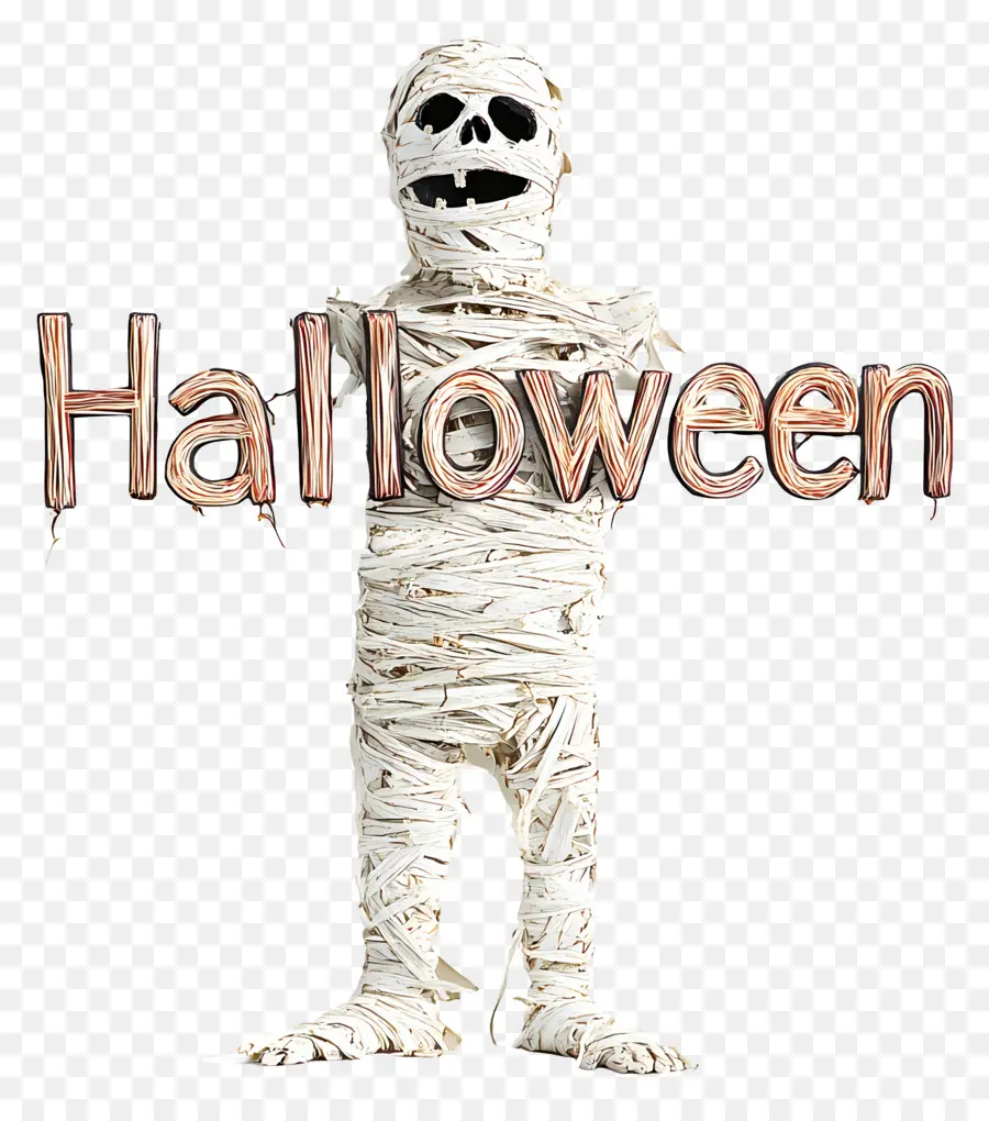 Víspera De Todos Los Santos，Momia De Halloween PNG