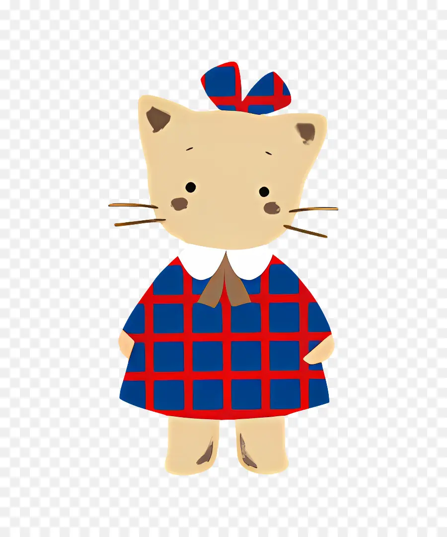 Winkipinki，Gato Vestido PNG