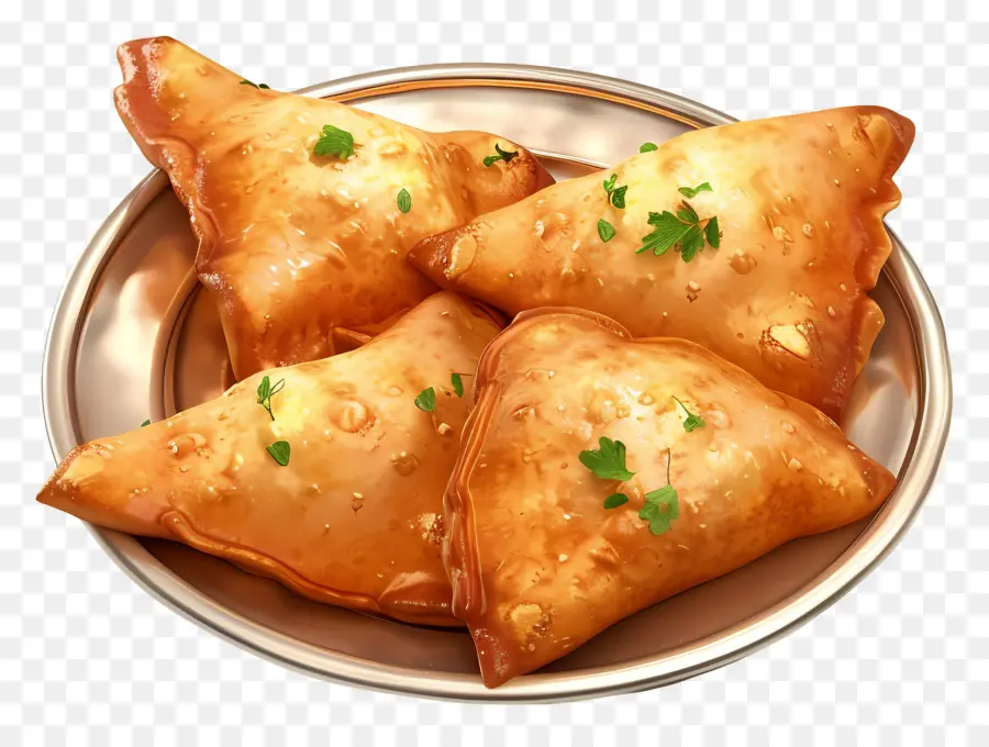 Pan Pakora，Samosas PNG