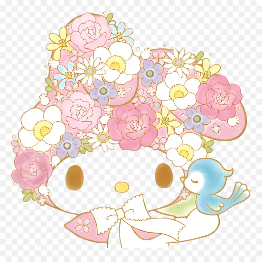 Mi Melodia，Conejito De Flores PNG