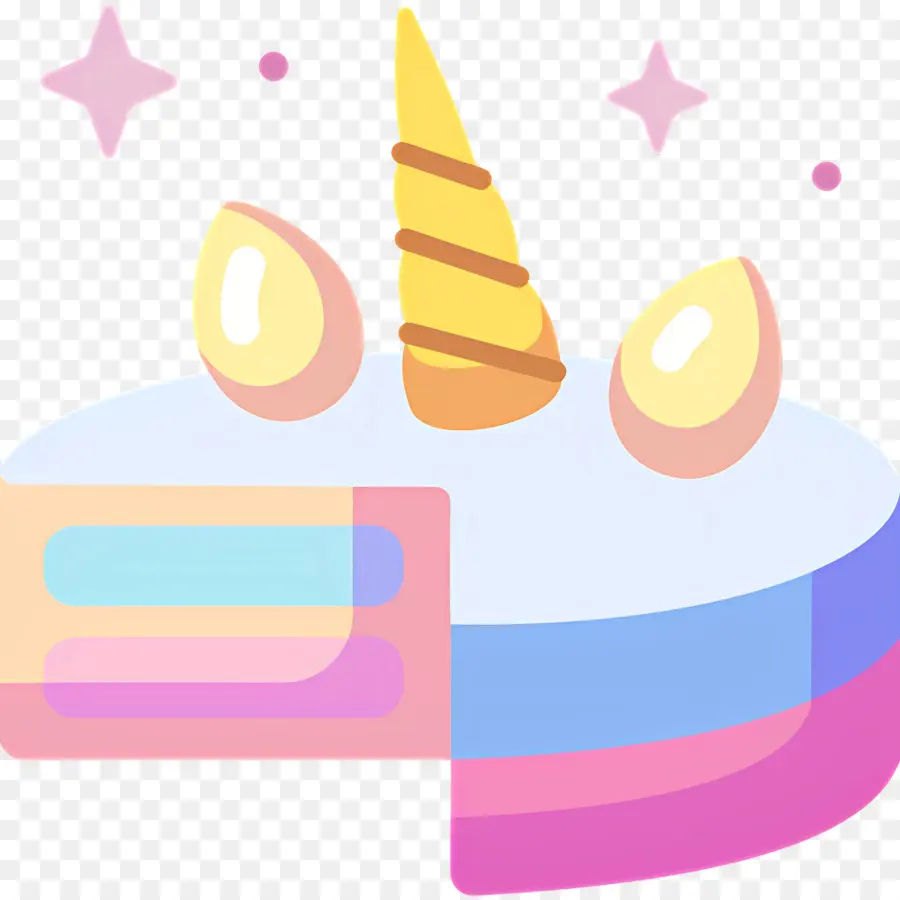 Torta De Cumpleaños，Pastel De Unicornio PNG