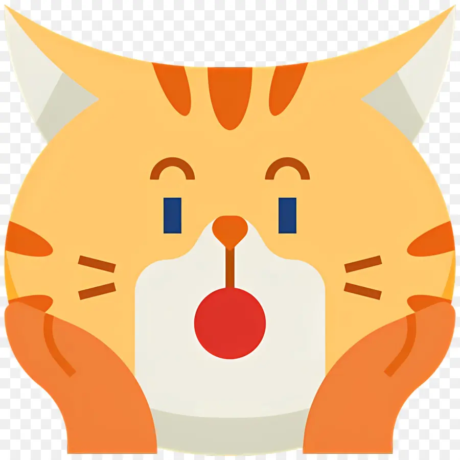 Emoji De Gato，Gato Triste PNG