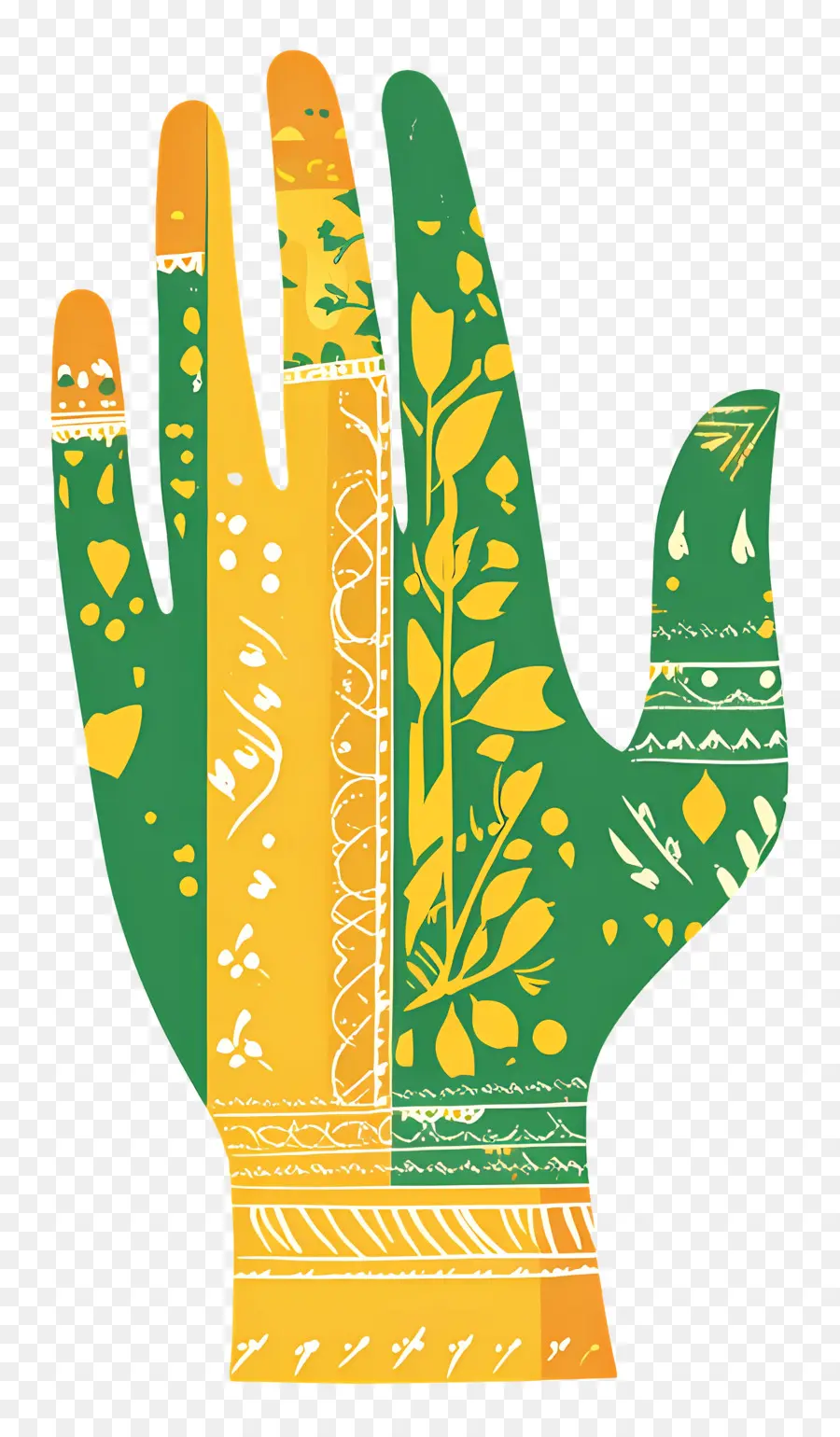 Mano India，Mano Decorada PNG