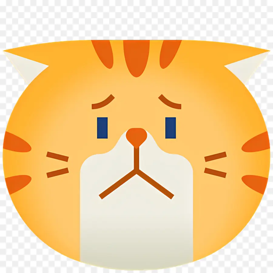 Emoji De Gato，Gato Triste PNG