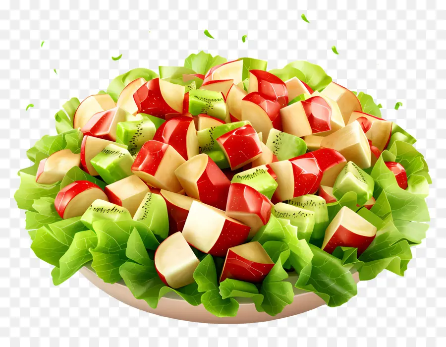 Ensalada Waldorf，Ensalada De Manzana Y Kiwi PNG