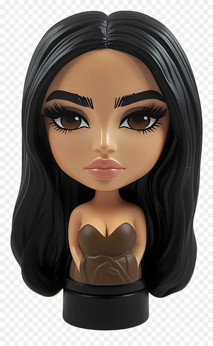 Kim Kardashian，Busto De Pelo Negro PNG