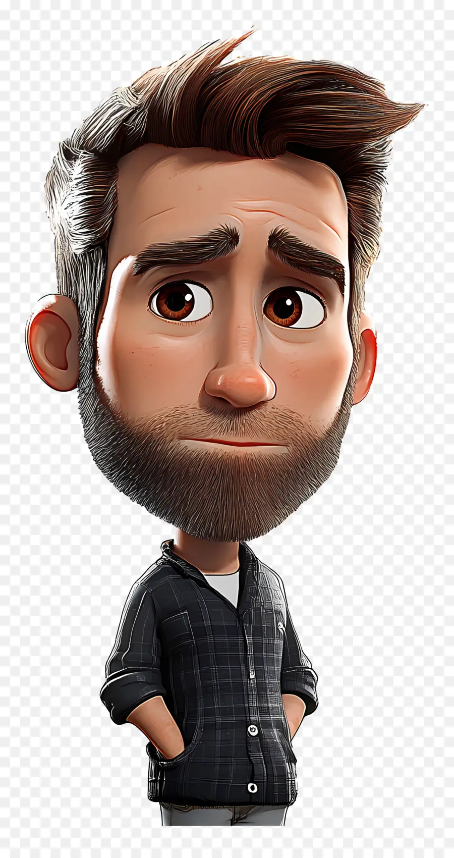 Ryan Reynolds，Hombre Barbudo De Dibujos Animados PNG