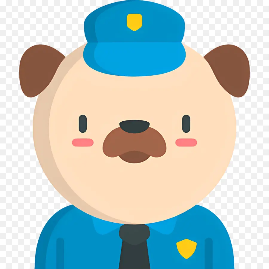 Emoji De Perro，Perro Policía PNG