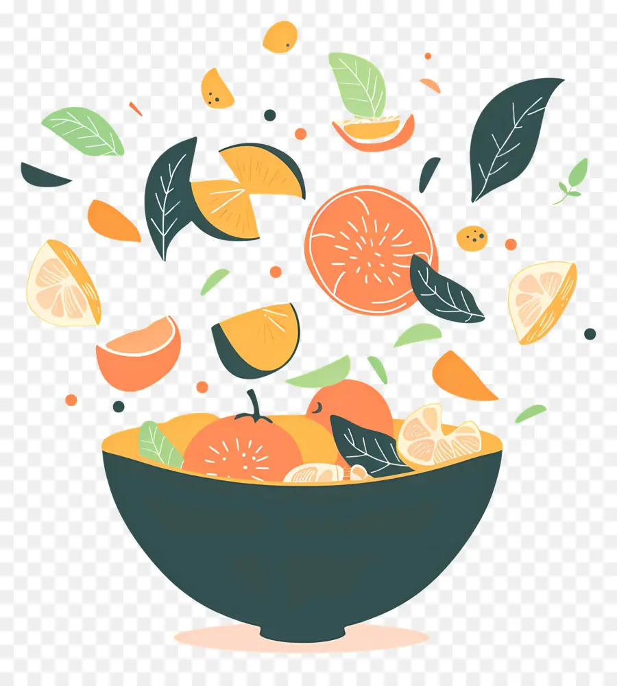 Ensalada De Frutas，Frutas Cítricas PNG