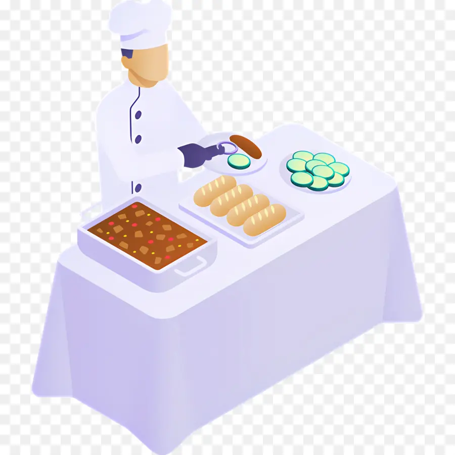 Cocinero，Ilustración Del Cocinero PNG