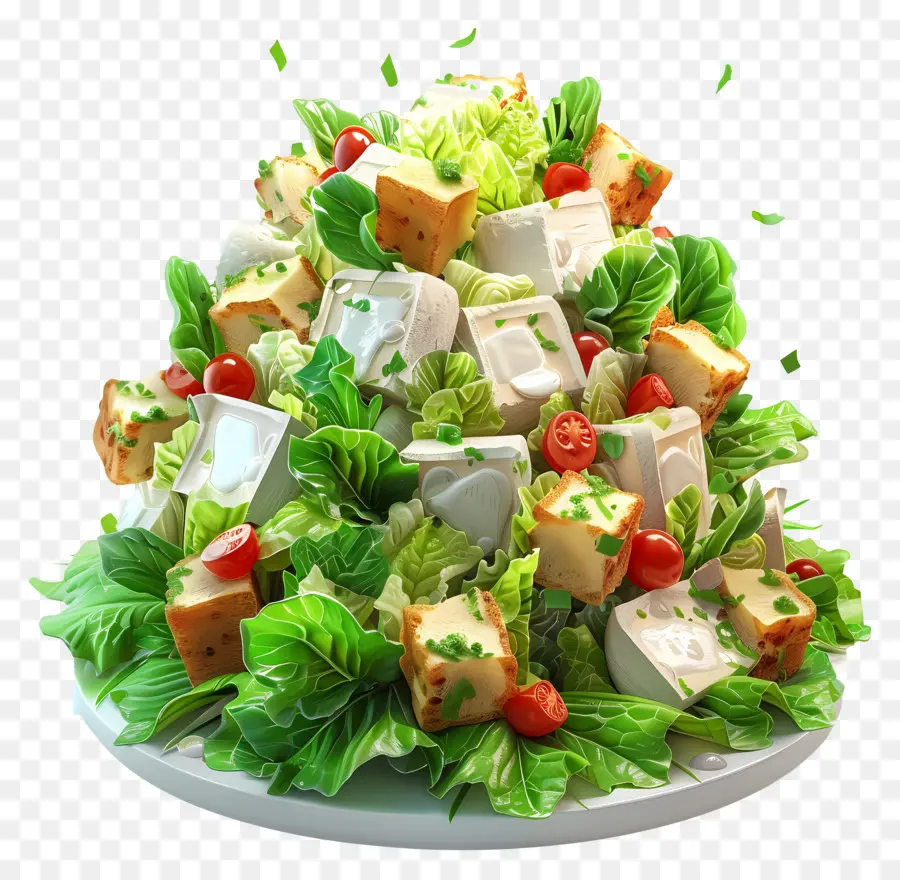 Ensalada Cesar，Ensalada Con Queso PNG